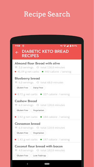 Diabetic Dessert Cookbook Screenshot 1
