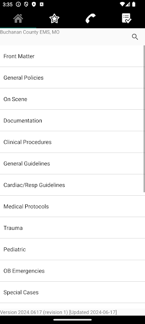 Buchanan County EMS Screenshot 1