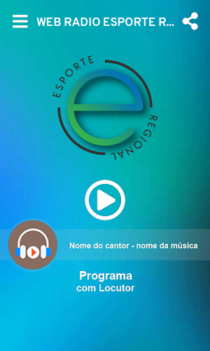 Web Rádio Esporte Regional Screenshot 0