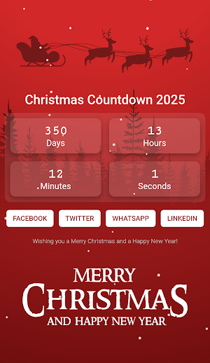 Christmas Countdown 2025 Screenshot 0