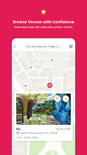 Ubi - AI venue finder Screenshot 2