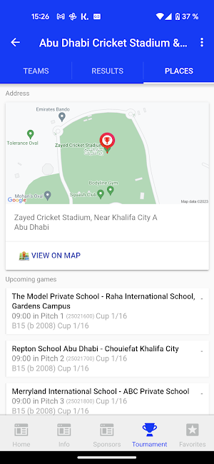 Abu Dhabi Schools Sports Cup Screenshot 2