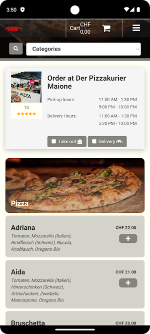 Der Pizza Kurier Maione Screenshot 2