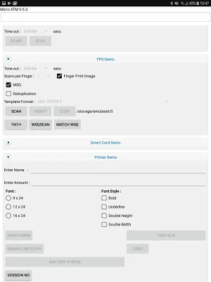 Maestros Micro ATM V-5.0 Screenshot 1