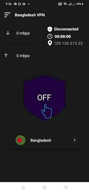 Bangladesh VPN : BD Proxy Screenshot 2