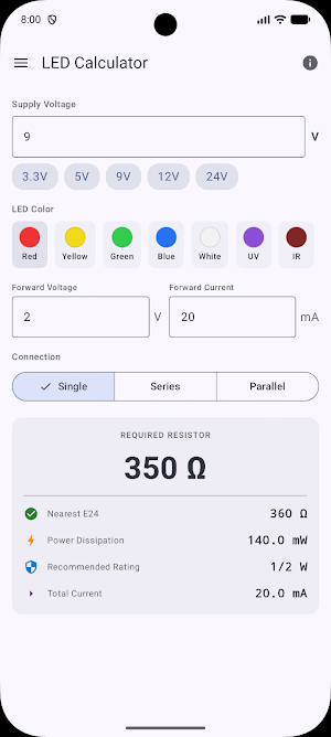 Resistor Code Calculator Screenshot 2