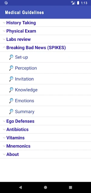 Medical Guidelines Pro Screenshot 1