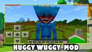 Huggy Wuggy Mod for Minecraft Screenshot 2