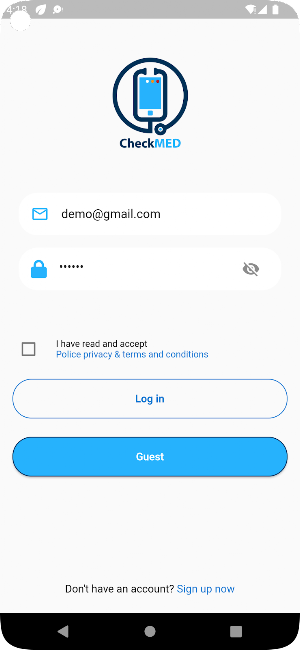 CheckMed Screenshot 0