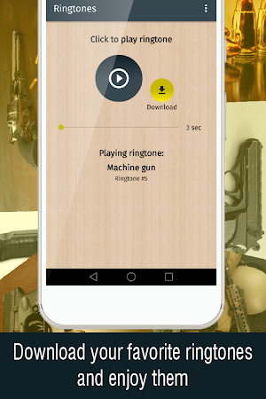 Gun ringtones for phone, weapons and gun sounds Screenshot 2