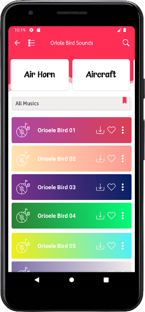 Oriole Bird Sounds Screenshot 1