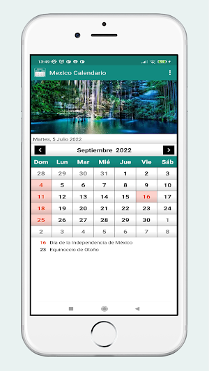 Mexico Calendario 2022 Screenshot 2