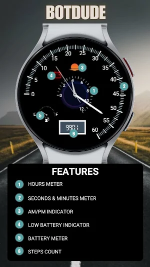 Speedometer Watch Face Screenshot 1