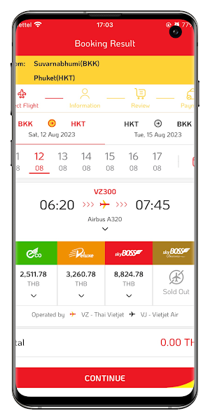 Thai VietJet Screenshot 1