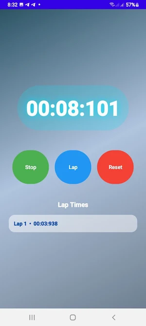 Stopwatch Screenshot 2