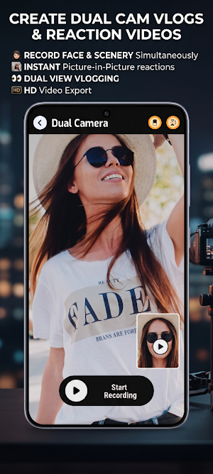 Dual Camera : Front Back Video Screenshot 3