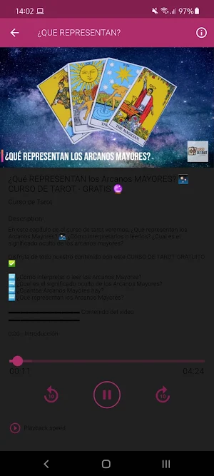 Curso de Tarot Screenshot 3