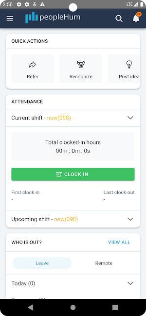 peopleHumLite Screenshot 2