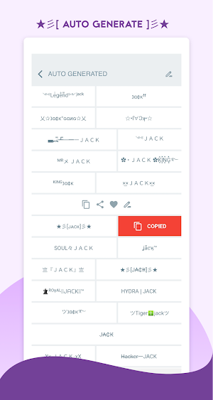 NameStyle : Nickname Generator Screenshot 1