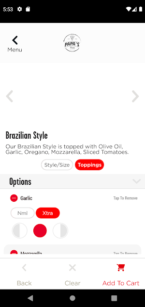 Papas Pizza Cafe Screenshot 3