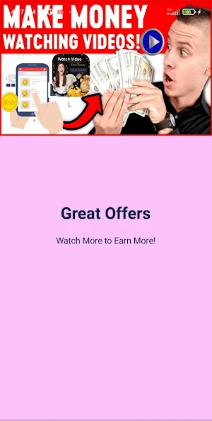 Watch Videos and Earn to Mpesa Screenshot 1