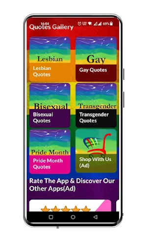 LGBTQ+ Wallpapers & Quotes Screenshot 1