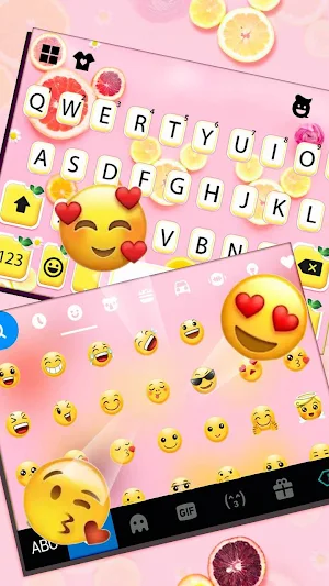 Fruity Messenger Keyboard Theme Screenshot 3