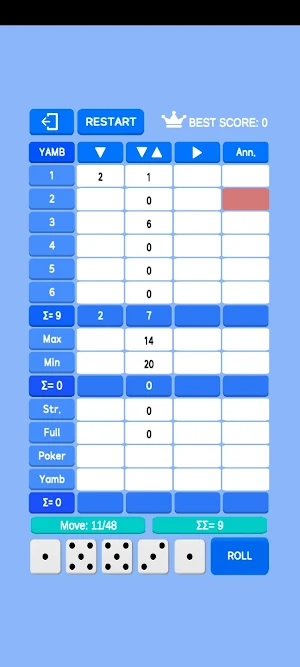 Yamb Yamb : Brain Test Screenshot 3