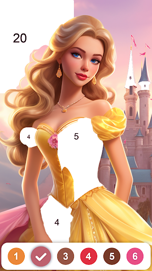 Coloring Game Color by Number Screenshot 1