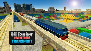 Oil Cargo Train 3D: Truck Transport Simulator 2020 Screenshot 1