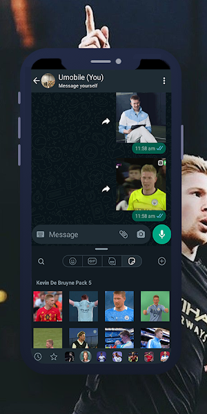 De Bruyne Animated WAStickers Screenshot 1