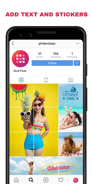 Grid Post - Photo Grid Maker for Instagram Profile Screenshot 1