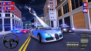 Police Cop Chase Racing: City Crime Screenshot 0