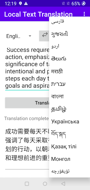 AI Offline Language Translator Screenshot 3