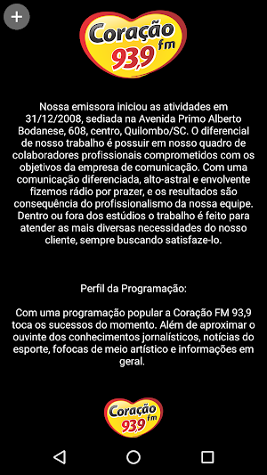 Rádio Coração FM Screenshot 3