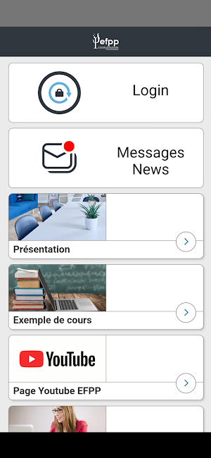 EFPP app Screenshot 1