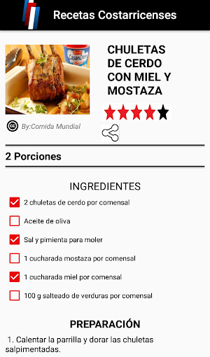 Recetas Costarricenses - Comida Costa Rica Screenshot 3