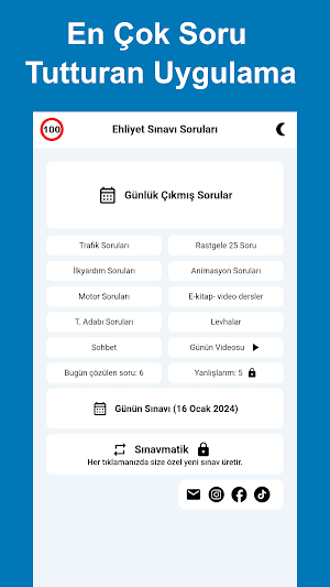 Ehliyet Sınav Soruları Screenshot 0