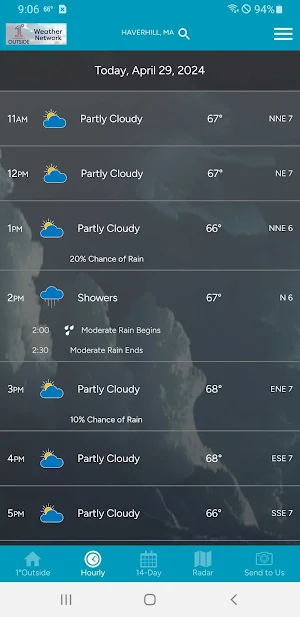 Noyes' 1DegreeOutside Weather Screenshot 1