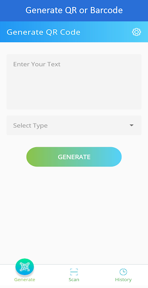 QR code scanner & generator Screenshot 2