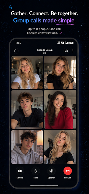 Ziro: HD video calls and chats Screenshot 3