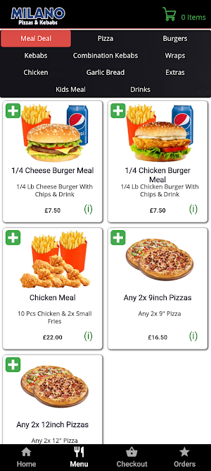 Milano Pizza Kebab Coleford Screenshot 2