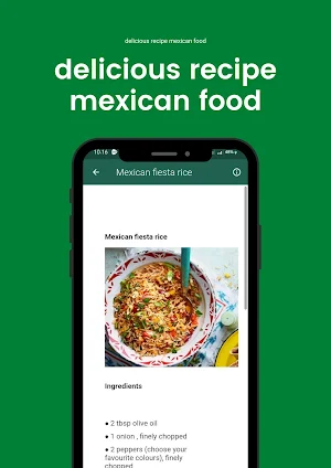 delicious recipe mexican food Screenshot 3