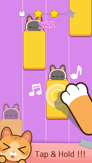 Piano Cat Tiles - Room Design Screenshot 3