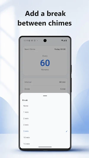 Hourly Chime: Custom Interval Screenshot 2