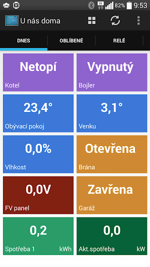 SDS Control Panel Screenshot 1