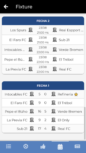 LIGA F.A.M. Screenshot 3