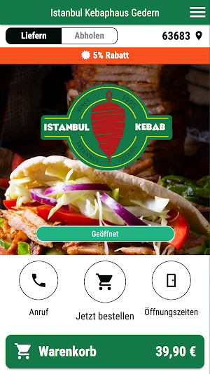 Istanbul Kebaphaus Gedern Screenshot 0