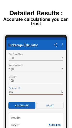 Brokerage Calculator Screenshot 2