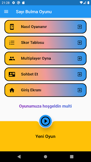 İpuçları İle Sayı Tahmin Oyunu Screenshot 0